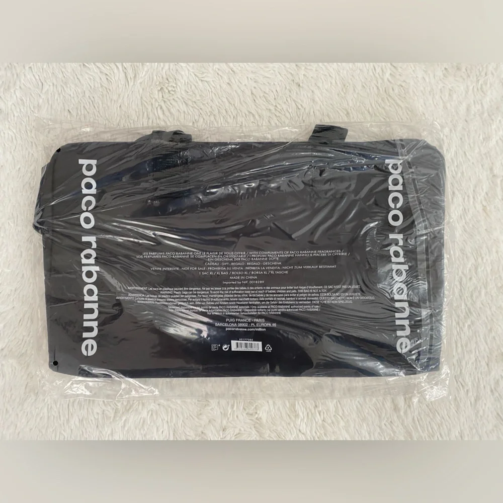 Paco Rabanne parfume XL bag.